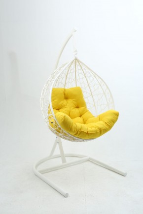 Подвесное кресло Бароло (белый/желтый) в Нытве - nytva.mebel-74.com | фото