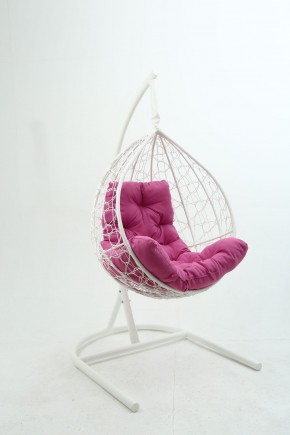 Подвесное кресло Бароло (белый/розовый) в Нытве - nytva.mebel-74.com | фото