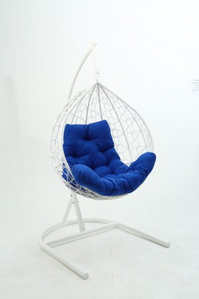 Подвесное кресло Бароло (белый/синий) в Нытве - nytva.mebel-74.com | фото