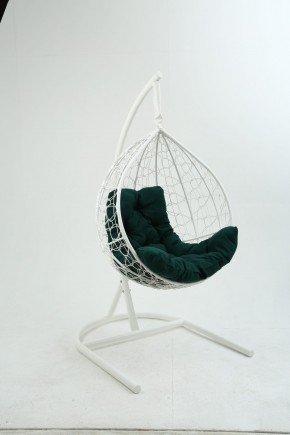 Подвесное кресло Бароло (белый/зеленый) в Нытве - nytva.mebel-74.com | фото