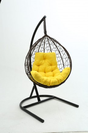 Подвесное кресло Бароло (коричневый/желтый) в Нытве - nytva.mebel-74.com | фото