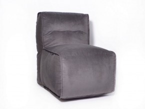 Прямое модульное бескаркасное кресло Комфорт (Графит велюр) в Нытве - nytva.mebel-74.com | фото