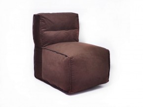 Прямое модульное бескаркасное кресло Комфорт (Шоколад велюр) в Нытве - nytva.mebel-74.com | фото