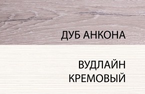 Шкаф 1DT L, OLIVIA, цвет вудлайн крем/дуб анкона в Нытве - nytva.mebel-74.com | фото