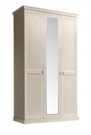 Шкаф 3-х дверный (с зеркалом) для платья и белья Венеция дуб седан (ВНШ1/3) в Нытве - nytva.mebel-74.com | фото
