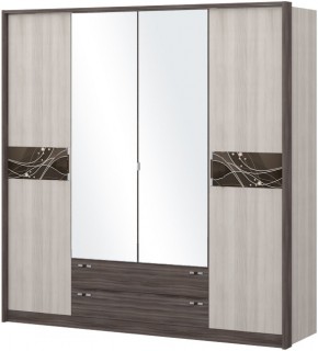 Шкаф 4-х дверный с зеркалом Шк69.2 МС Николь в Нытве - nytva.mebel-74.com | фото