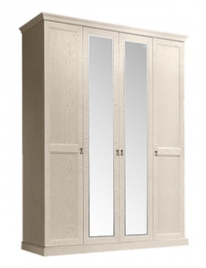 Шкаф 4-х дверный (2 зеркала) для платья и белья Венеция дуб седан (ВНШ1/4) в Нытве - nytva.mebel-74.com | фото