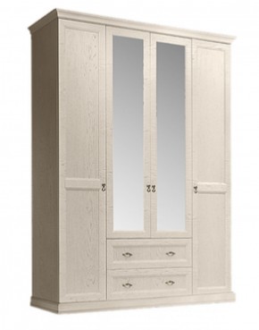 Шкаф 4-х дверный (с зеркалами) для платья и белья с выдвижными ящиками Венеция дуб седан (ВНШ1/41) в Нытве - nytva.mebel-74.com | фото