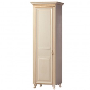 Шкаф для одежды 1-дверный №472 Марлен Кремовый белый в Нытве - nytva.mebel-74.com | фото