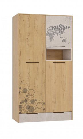 Шкаф для одежды 3 двери и 2 ящика Шк134.0 ДС Стэнфорд в Нытве - nytva.mebel-74.com | фото