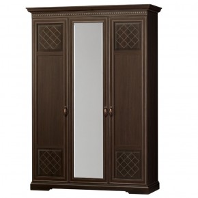 Шкаф для одежды 3-дверный №800 Парма Дуб нортон темный в Нытве - nytva.mebel-74.com | фото