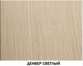 Шкаф для одежды №609 "Инна" Денвер светлый (*без полок) в Нытве - nytva.mebel-74.com | фото