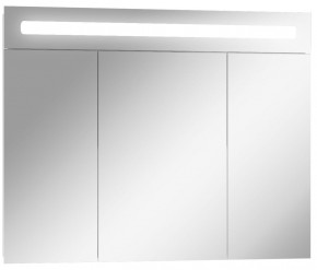 Шкаф-зеркало Аврора 90 с подсветкой LED Домино (DV8011HZ) в Нытве - nytva.mebel-74.com | фото