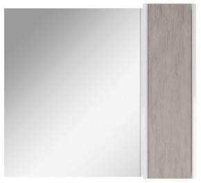 Шкаф-зеркало Uno 80 Дуб серый левый/правый Домино (DU1504HZ) в Нытве - nytva.mebel-74.com | фото