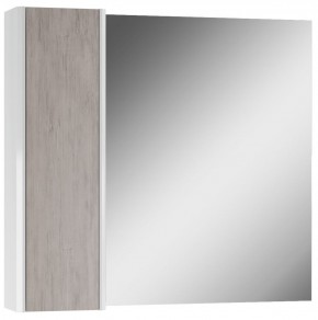 Шкаф-зеркало Uno 80 Дуб серый левый/правый Домино (DU1504HZ) в Нытве - nytva.mebel-74.com | фото