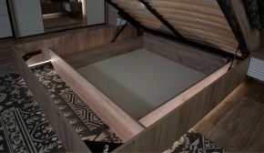 Спальня Джулия Кровать 160 МИ с подъемным механизмом Дуб крафт серый в Нытве - nytva.mebel-74.com | фото