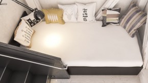 Стандарт Кровать 0900, цвет венге, ШхГхВ 93,5х203,5х70 см., сп.м. 900х2000 мм., без матраса, основание есть в Нытве - nytva.mebel-74.com | фото