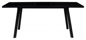 Стол ФИН 120 Черный, стекло/ Черный каркас М-City в Нытве - nytva.mebel-74.com | фото