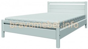 ВЕРОНИКА-1 Кровать из массива 900 (Белый Античный) в Нытве - nytva.mebel-74.com | фото