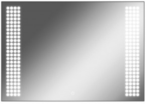 Зеркало Cosmo 100 black с подсветкой Sansa (SC1047Z) в Нытве - nytva.mebel-74.com | фото